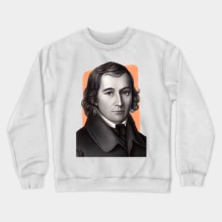 German Writer Wilhelm Grimm illustration Crewneck Sweatshirt